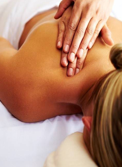 Girl taking Massage in Spa represent Swedish Massage